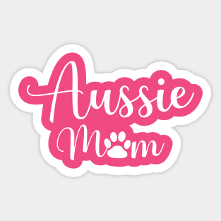 Aussie Mom Sticker